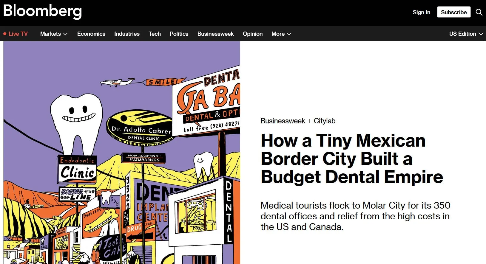 How a Tiny Mexican Border City Built a Budget Dental Empire