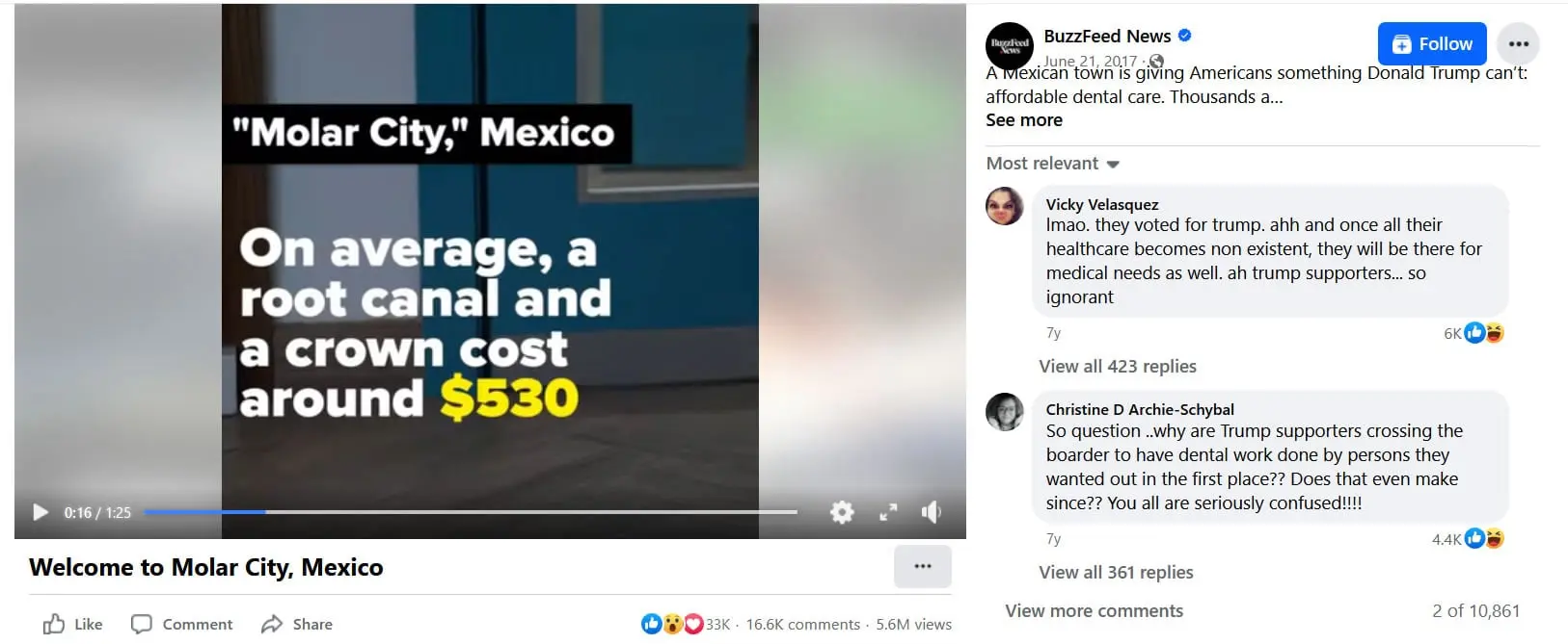 A Mexican town is giving Americans something Donald Trump can’t: affordable dental care. Thousands are crossing the border to a place called 