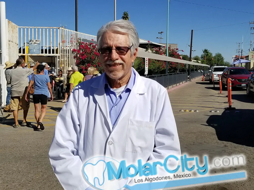 Dr. Bernardo Magaña Padilla in Los Algodones, Mexico — Photo by MolarCity.com