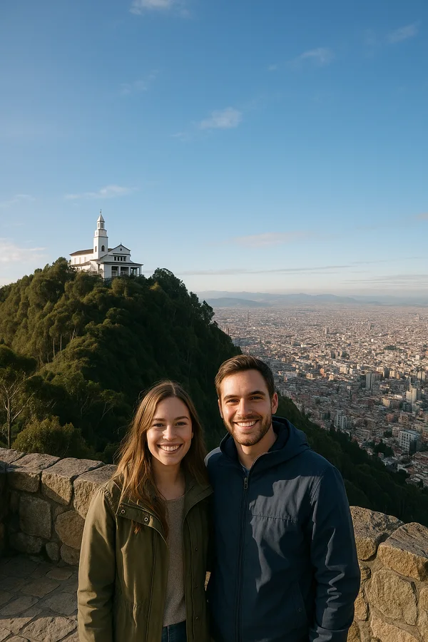 Travelers enjoying Bogotá