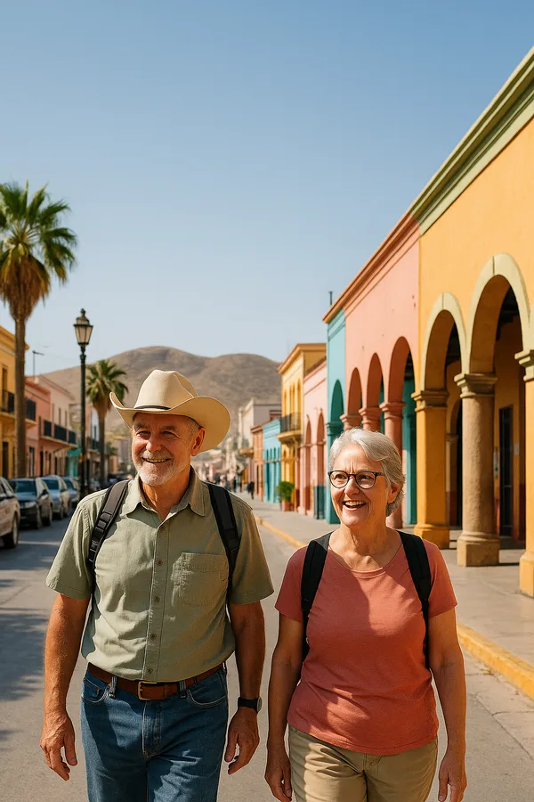 Travelers enjoying Ciudad Acuña