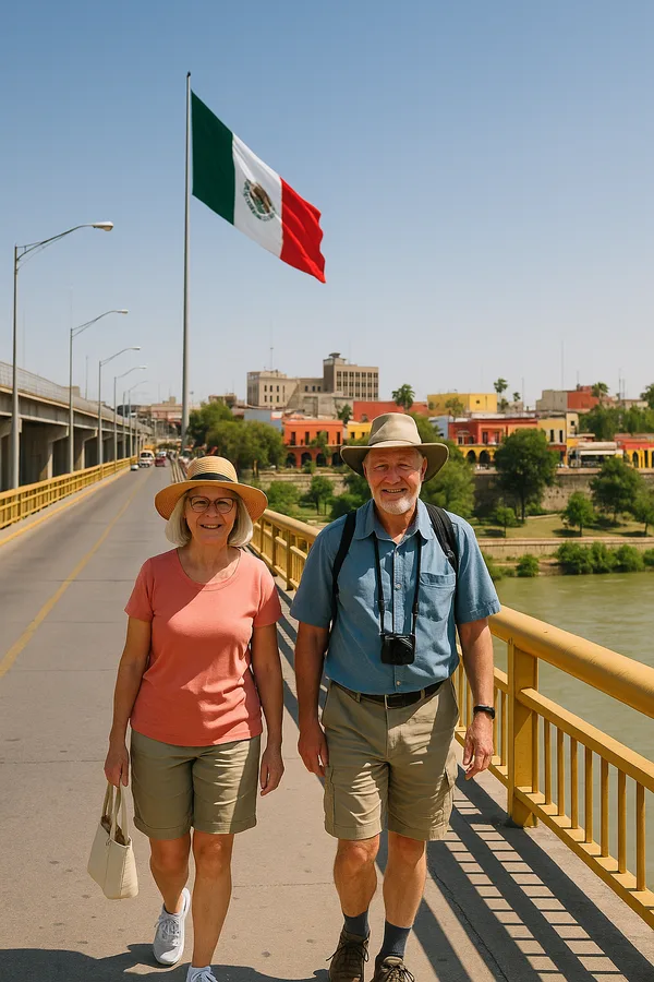 Travelers enjoying Nuevo Laredo