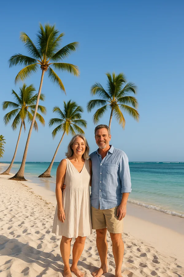 Travelers enjoying Punta Cana
