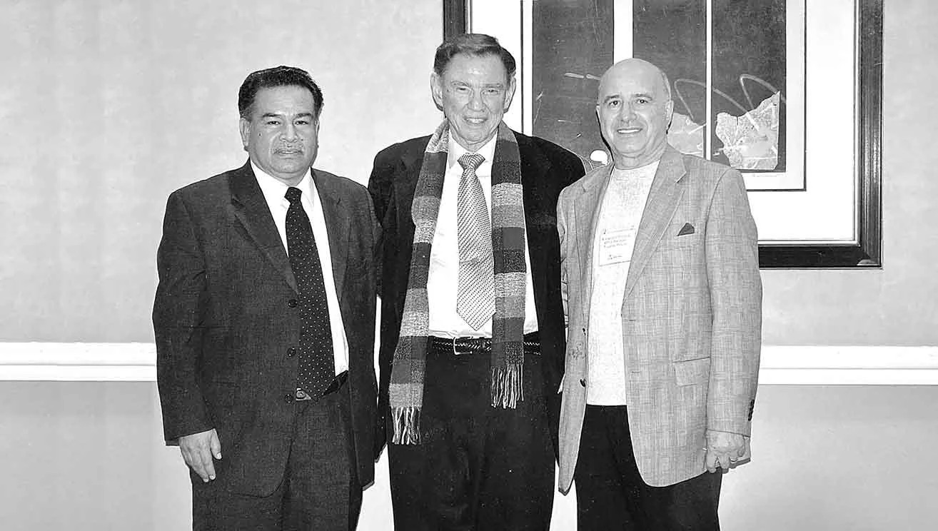 Dr. Muñoz, Dr. Hal Huggins and founder Alessandro Porcella