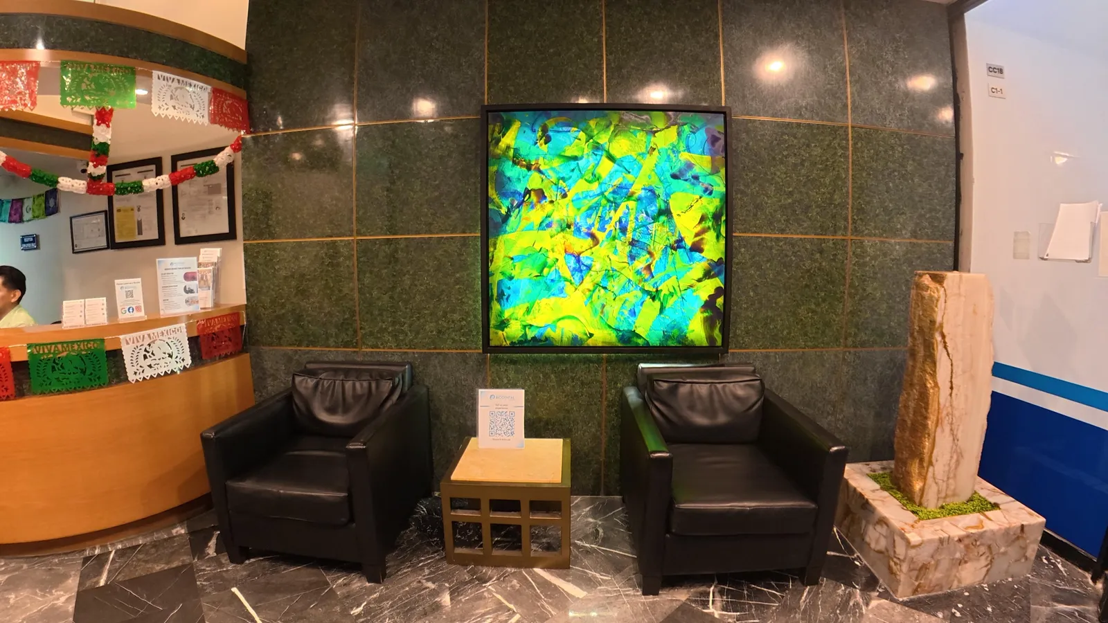 Reception lobby