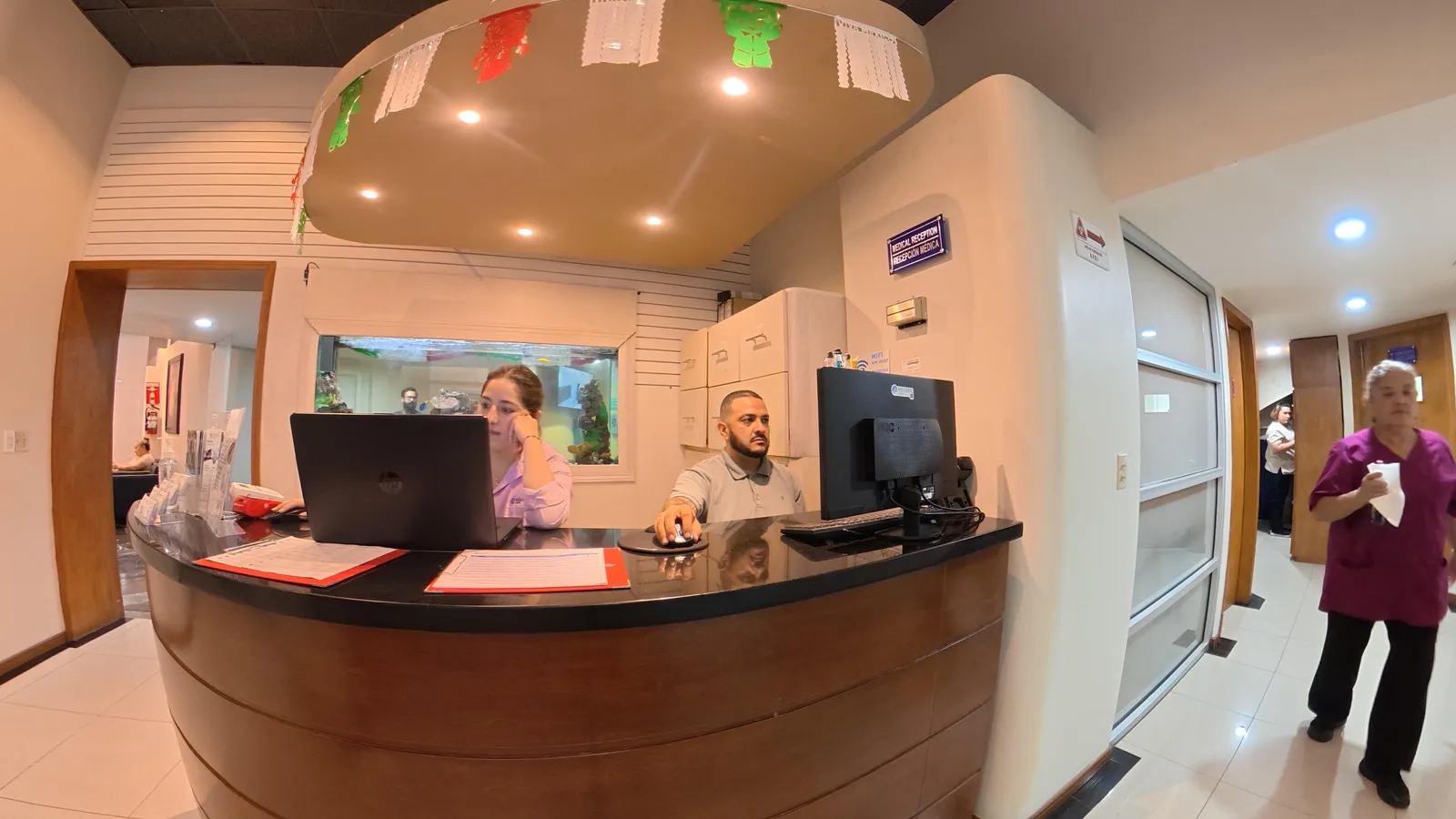 Front desk