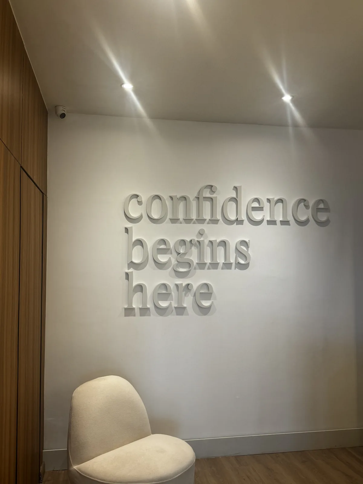 Confidence begins here