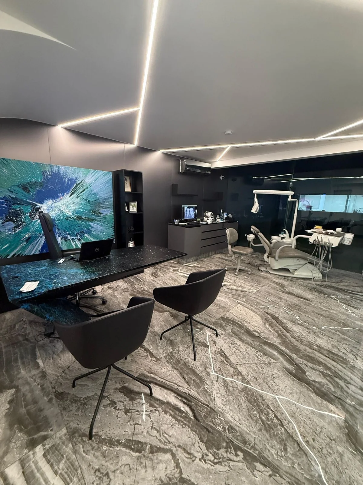 Open-plan clinic area