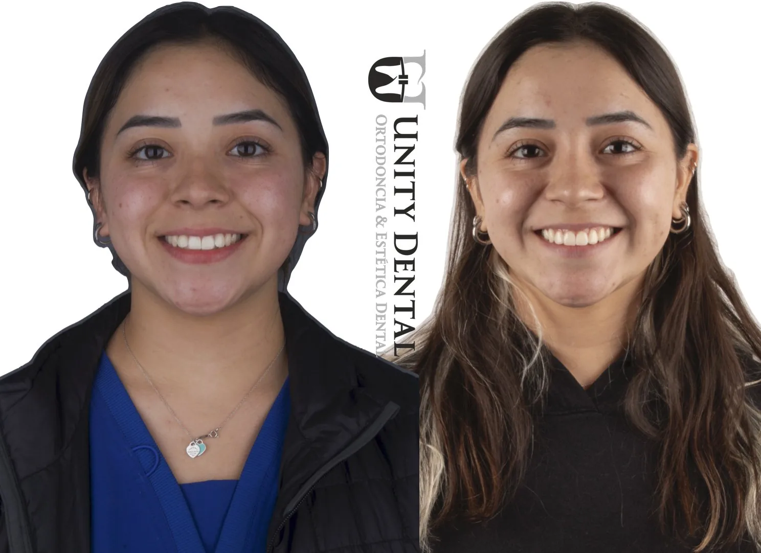 Before and after orthodontic treatment - Unity Dental Mexicali