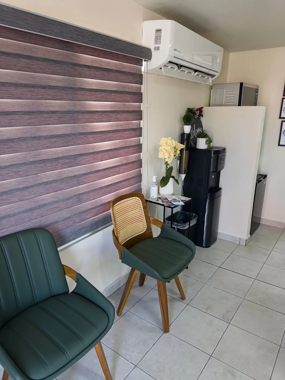 Waiting area at Unity Dental