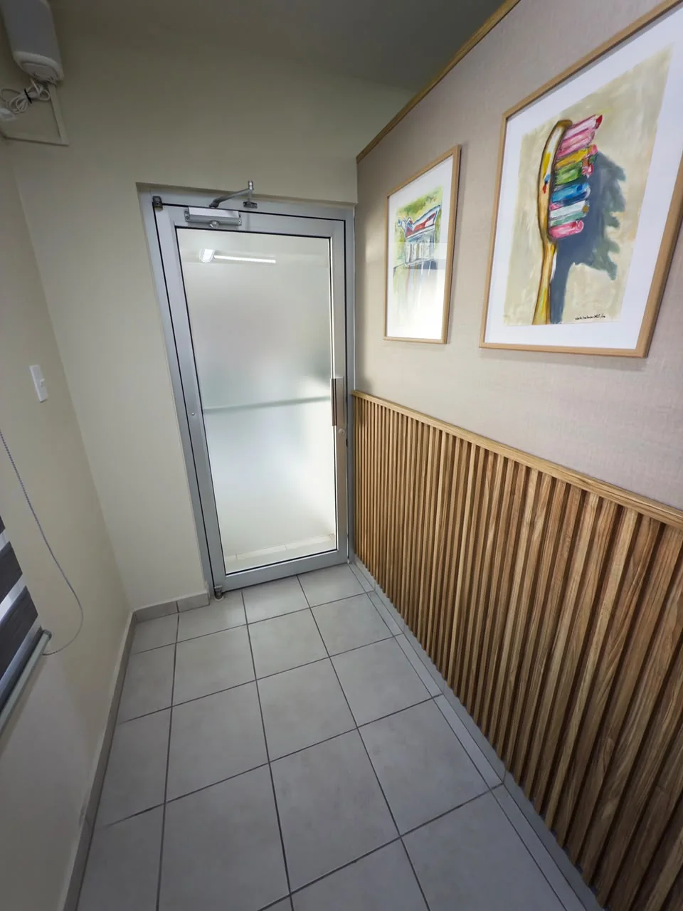 Hallway to treatment rooms