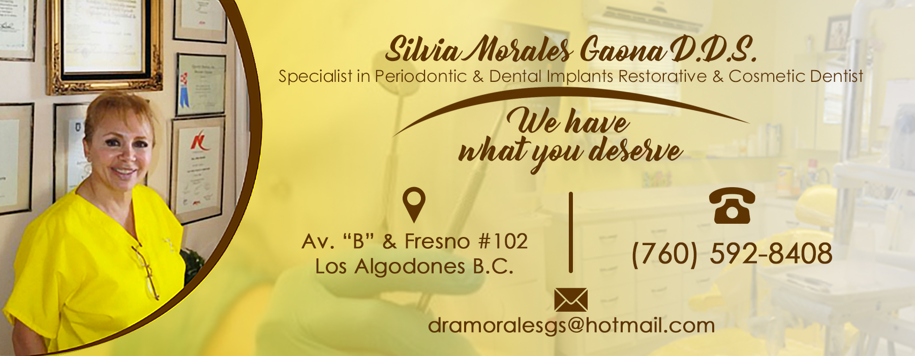 Dra. Silvia Morales Gaona DDS