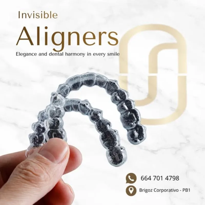 Invisible aligners