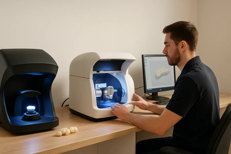 In-house CAD/CAM lab